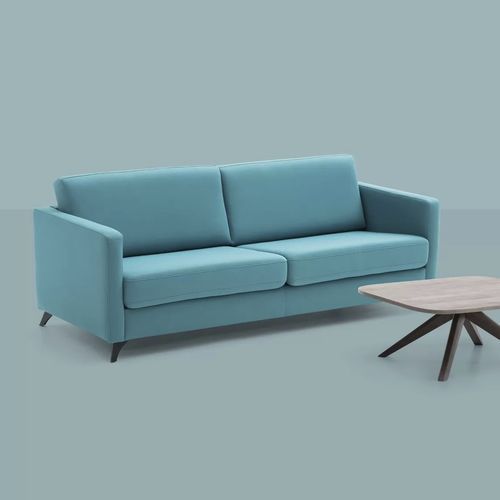 Canapé contemporain - ZOE - TM Leader Contract - en tissu / à coussins / beige