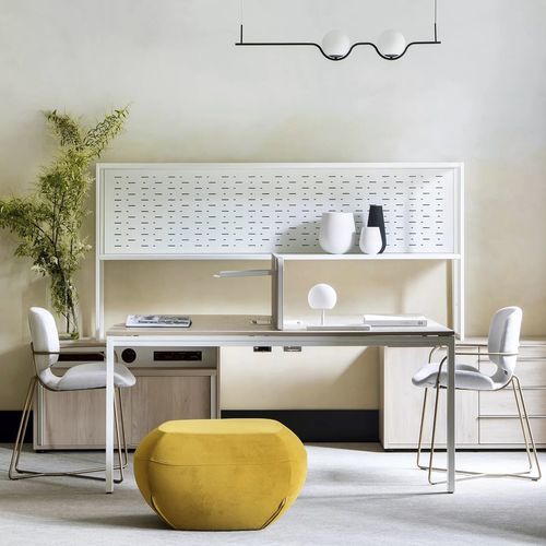Pouf contemporain - MANZANA - TM Leader Contract - en tissu / carré / professionnel