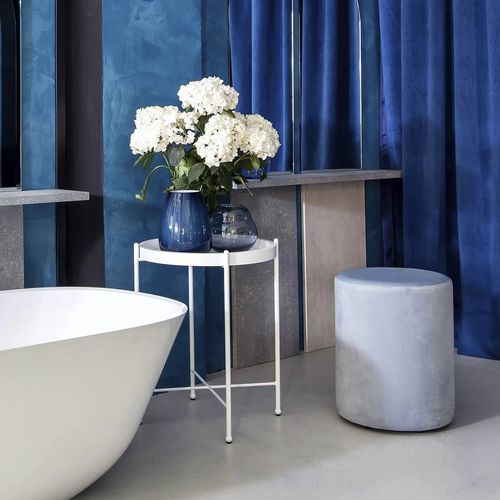 Pouf contemporain - TUBO - TM Leader Contract - en pin / en tissu / en mousse de polyuréthane