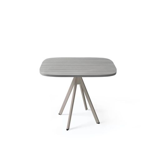 Table basse contemporaine - ARISA - TM Leader Contract - en bois massif / en mélaminé / avec piètement en métal