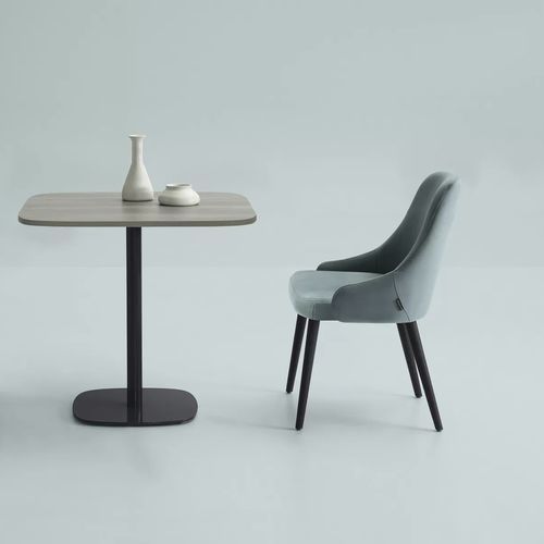 Table contemporaine - LENI - TM Leader Contract - en métal / en mélaminé / avec piètement en métal