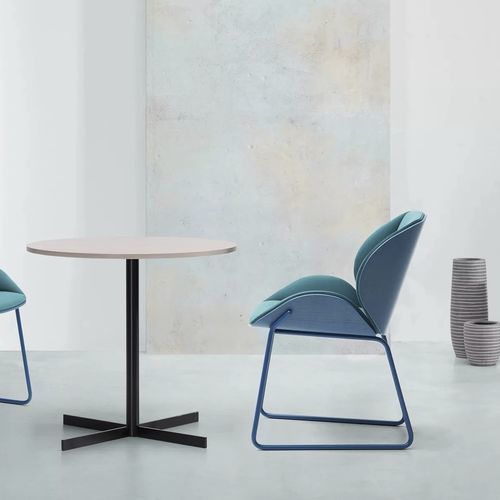 Table contemporaine - LEXA - TM Leader Contract - en métal / en MDF / en bois massif