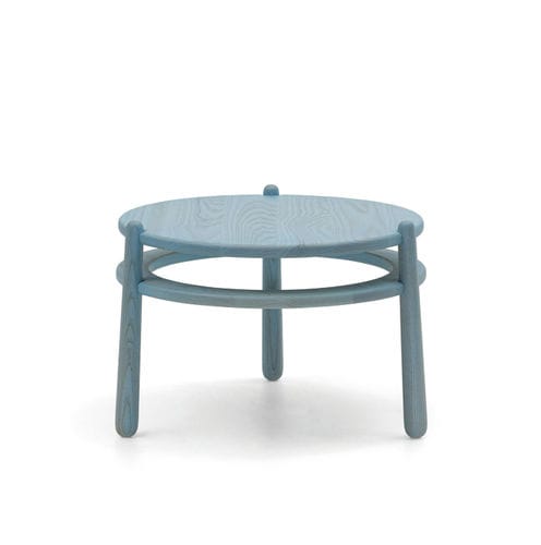 Table basse contemporaine - VOLTA - TM Leader Contract - en bois / avec piètement en bois / circulaire