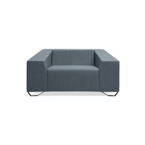 Fauteuil contemporain - DRAKEN - TM Leader Contract - en tissu / en métal / bleu