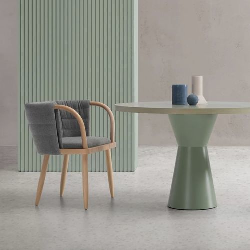 Chaise contemporaine - ARYA - TM Leader Contract - d'intérieur / en bois / en tissu