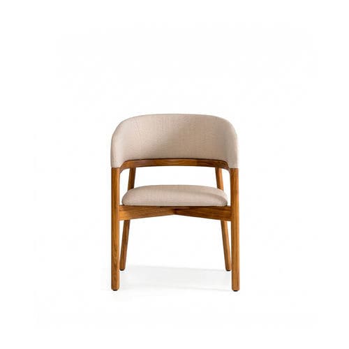 Chaise d'extérieur - MANUELA - TM Leader Contract - contemporaine / en tissu / en iroko