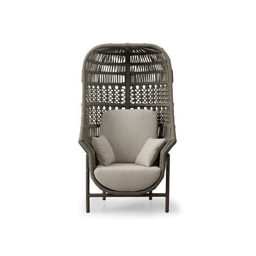 Fauteuil contemporain - CANARY - TM Leader Contract - en tissu / en aluminium laqué / tapissé