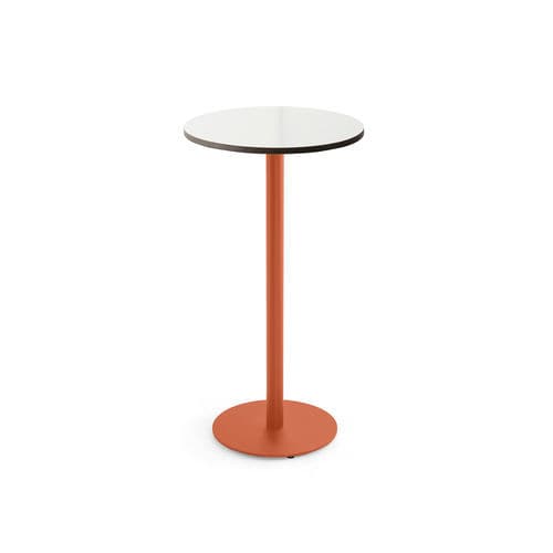 Table bistrot contemporaine - NASCA - TM Leader Contract - en métal / avec piètement en métal / ronde