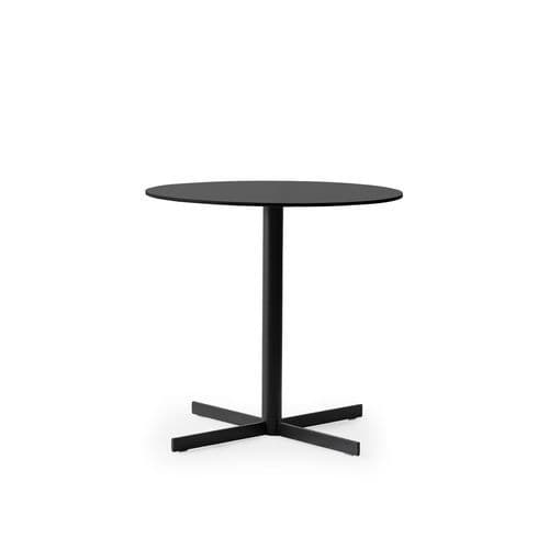 Table bistrot contemporaine - LEXA - TM Leader Contract - en métal / avec piètement en métal / ronde