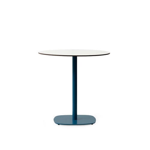 Table à manger contemporaine - LENI - TM Leader Contract - en métal / avec piètement en métal / ronde