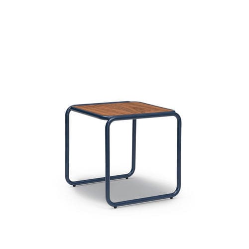 Table d'appoint d'extérieur - VERAO - TM Leader Contract - minimaliste / en bois / avec piètement en aluminium laqué