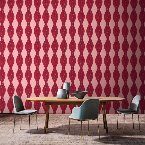 Papier peint contemporain - Motus 1 - SPAGHETTIWALL - en fibre de cellulose / en textile non-tissé / à motif