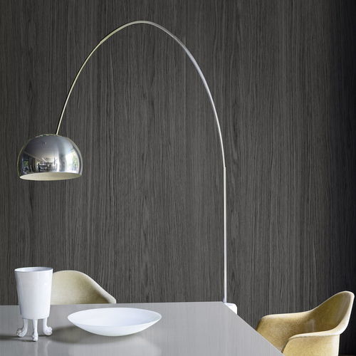 Papier peint contemporain - Termo - SPAGHETTIWALL - uni / aspect bois / marron