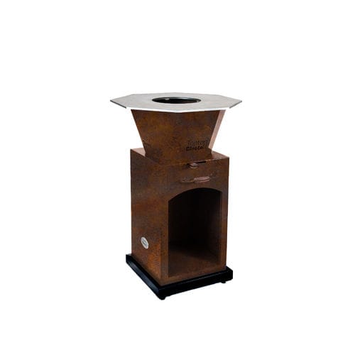 Brasero de jardin à bois - Léon 700 - FBC-TONTON GLOUTON - à charbon / en acier corten / autres formes