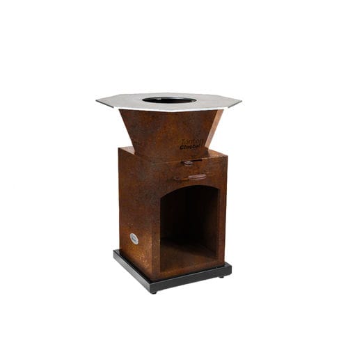 Brasero de jardin à bois - Léon 800 - FBC-TONTON GLOUTON - à charbon / en acier corten / autres formes