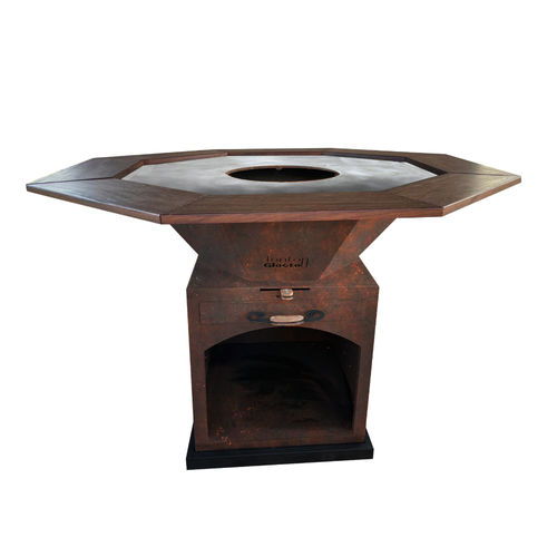 Brasero de jardin à bois - Fernand 1200 - FBC-TONTON GLOUTON - à charbon / en acier corten / autres formes
