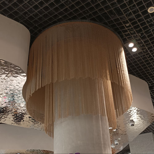 Rideau chaînette - QKCLC-13 Rose-Gold-Gloss - HEBEI JOINWIN ARCHITECTURAL DESIGN CO.,LTD - monochrome / aluminium