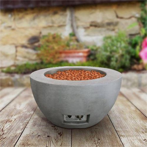 Brasero de jardin propane - HLQ-2002 - Guangdong Ronglin New Material technology .Co.,Ltd - en métal / en béton / rond