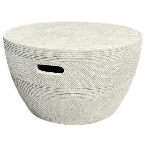 Table basse contemporaine - HLQ-2001 - Guangdong Ronglin New Material technology .Co.,Ltd - en béton / avec piètement en béton / ronde