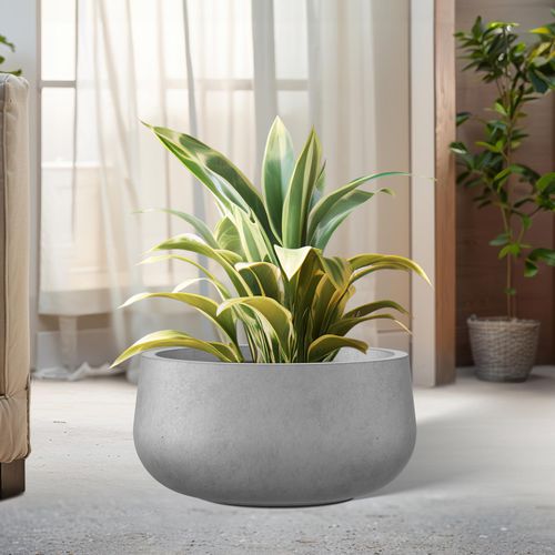 Jardinière en fibre de verre - RC-1003 - Guangdong Ronglin New Material technology .Co.,Ltd - en béton / ronde / sur mesure