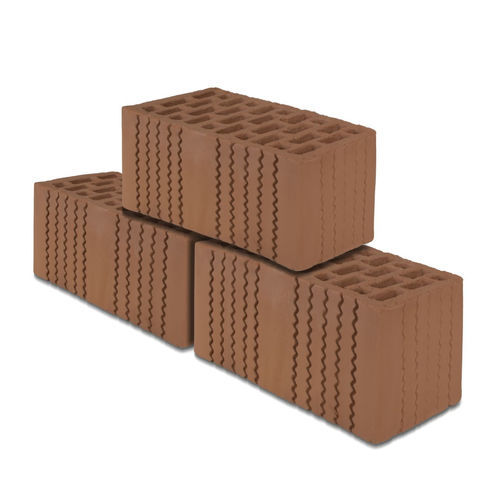 Brique pour maçonnerie - Terraforma® 2 DF - Ziegelei Götz - creuse / à relief / couleur terracotta