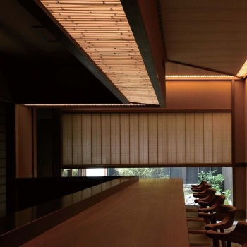 Plafond tendu en bambou - A Series - TAKEROKU Co.,Ltd - en lames / d'intérieur / décoratif