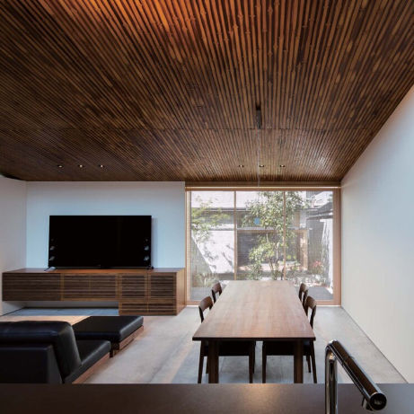 Plafond en bambou - B Series - TAKEROKU Co.,Ltd - en lames / pour salle à manger / pour salon