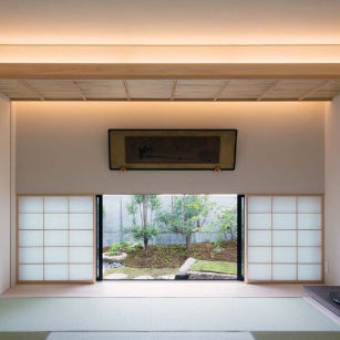 Faux plafond en bambou - B Series - TAKEROKU Co.,Ltd - en lames / décoratif / beige