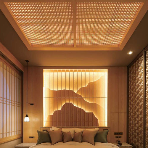 Plafond en bois - L Series - TAKEROKU Co.,Ltd - pour chambre à coucher / intérieur / décoratif