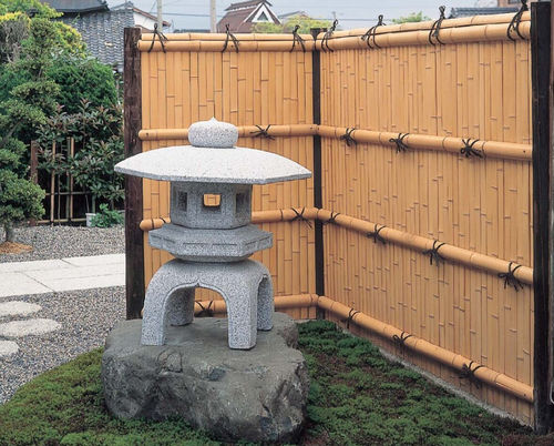Clôture à lames - H Series - TAKEROKU Co.,Ltd - de jardin / en bambou / beige