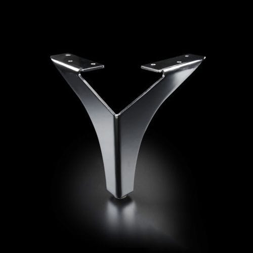 Pied de meuble en fer - AC064 - ZHUOKAI TECHNOLOGY - argenté / blanc / doré