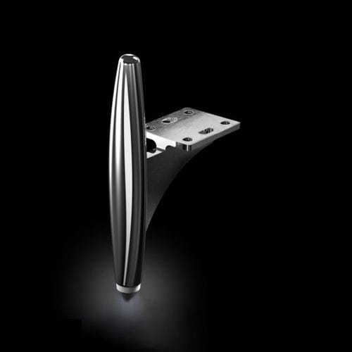 Pied de meuble en aluminium - CP097 - ZHUOKAI TECHNOLOGY - argenté / blanc / doré