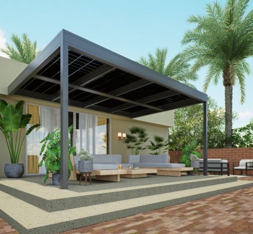 pergola avec protection solaire - Produtia