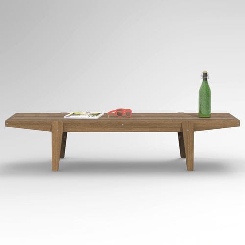Table basse pour extérieur - LA CROCO - MADE INFINE - contemporaine / en bois massif / en bois huilé