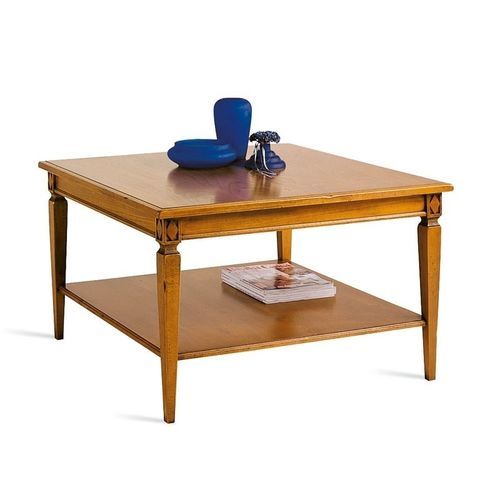 Table basse de style Directoire - 3371 Villa Borghese - Bordini arredamenti - en placage de bois / en cerisier / en tilleul