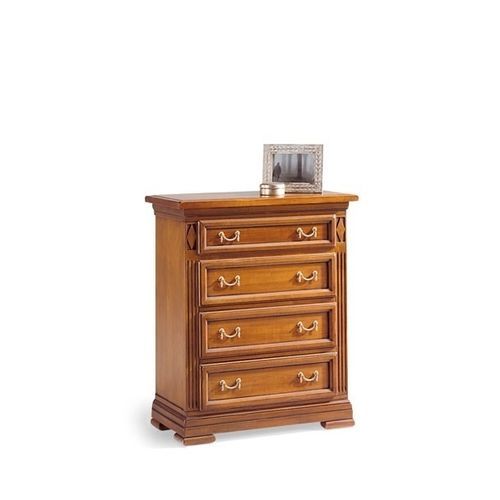 Commode de style Directoire - 5370 Villa Borghese - Bordini arredamenti - en placage de bois / en cerisier / avec tiroir