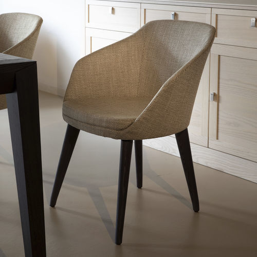 Chaise contemporaine - 1458 Gloria - Bordini arredamenti - d'intérieur / en tissu / en cuir