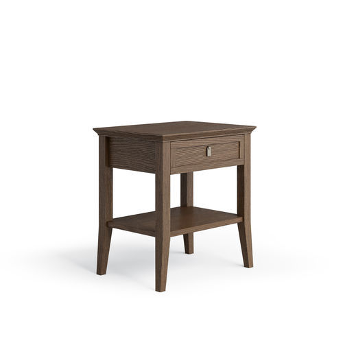 Table de chevet contemporaine - 5460 Gloria - Bordini arredamenti - en placage de bois / en bois massif / en frêne