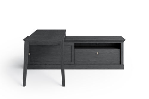 Bureau sur pied - 6468 GLORIA - Bordini arredamenti - contemporain / en placage de bois / en bois massif