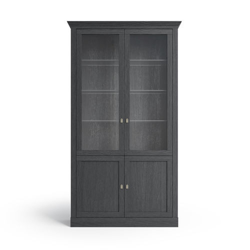 Vitrine contemporaine - 7462 Gloria - Bordini arredamenti - sur piétement / en verre / en frêne