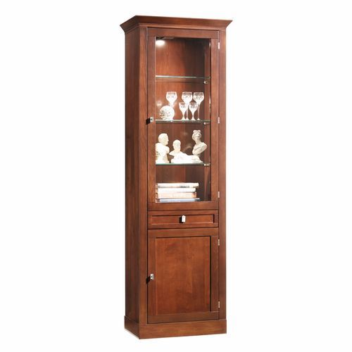 Vitrine classique - 7411 Sophia - Bordini arredamenti - en verre / en cerisier / en bois massif