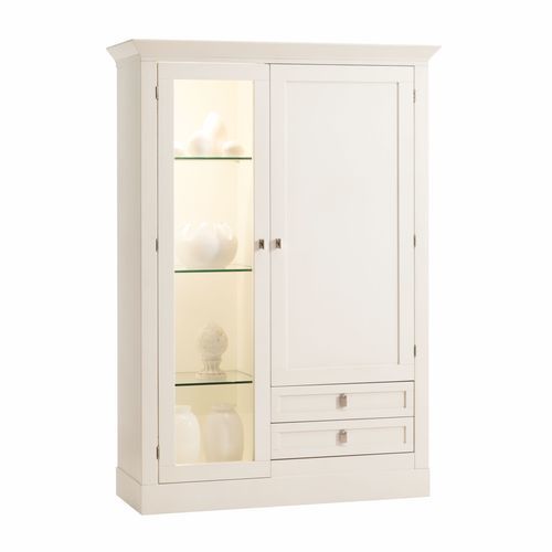 Vitrine armoire traditionnelle - 7410 Sophia - Bordini arredamenti - autoportante / en cerisier / en verre