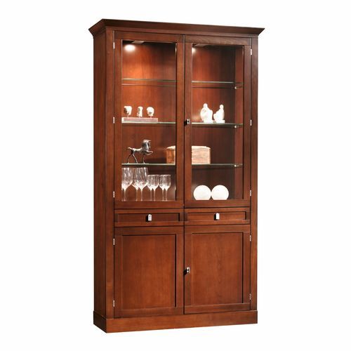Vitrine classique - 7413 Sophia - Bordini arredamenti - en verre / en cerisier / en bois massif