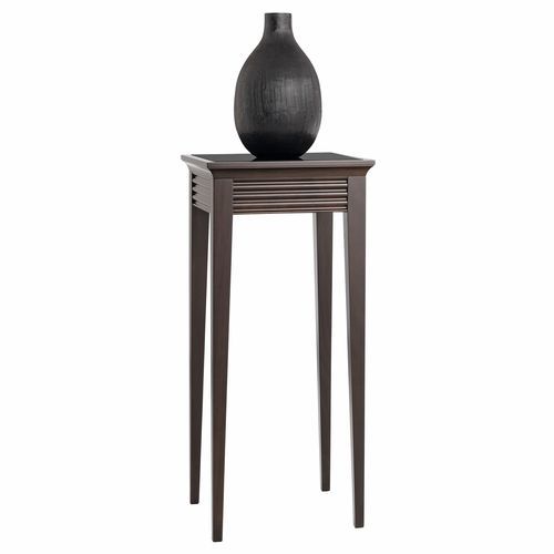 Sellette classique - 3231 Luna - Bordini arredamenti - en verre laqué / avec piètement en hêtre / carrée