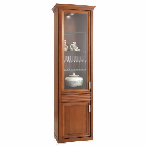 Vaisselier classique - 7234 Luna - Bordini arredamenti - en cerisier / en verre / en bois massif