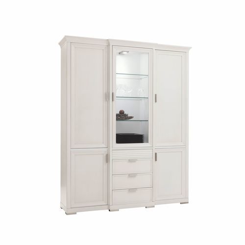 Vaisselier classique - 7240 Luna  - Bordini arredamenti - en cerisier / en verre / en placage de bois