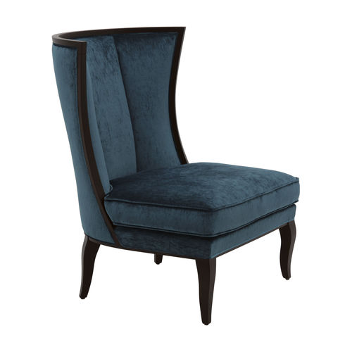 Fauteuil classique - H1863 Gilda - Bordini arredamenti - en cuir / en tissu / en bois