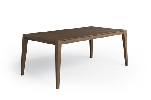Table à manger contemporaine - 3466 GLORIA - Bordini arredamenti - en bois massif / en placage de bois / en frêne
