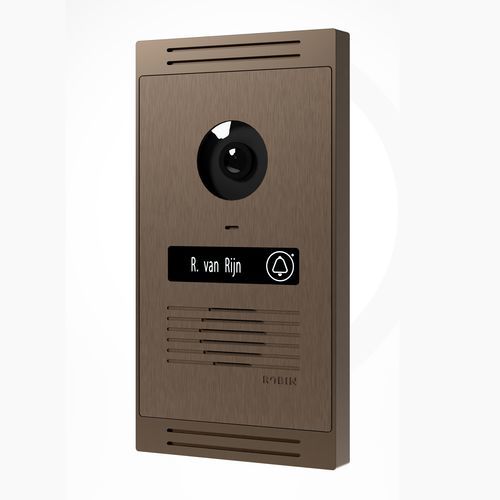 Interrupteur sonnette intelligent - Robin PROLINE HD Evening Bronze - Robin Telecom Development BV - Ethernet