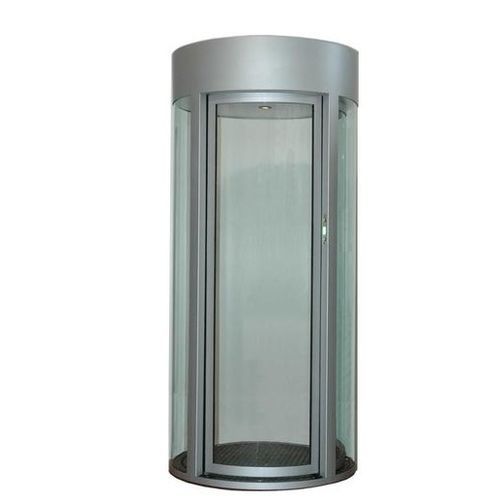 Sas de sécurité courbé - CYL LIGHT - ACETECH SRL - pour contrôle d'accès automatique / vitré